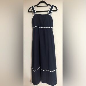 Cynthia Rowley Dark Blue Textured Garment